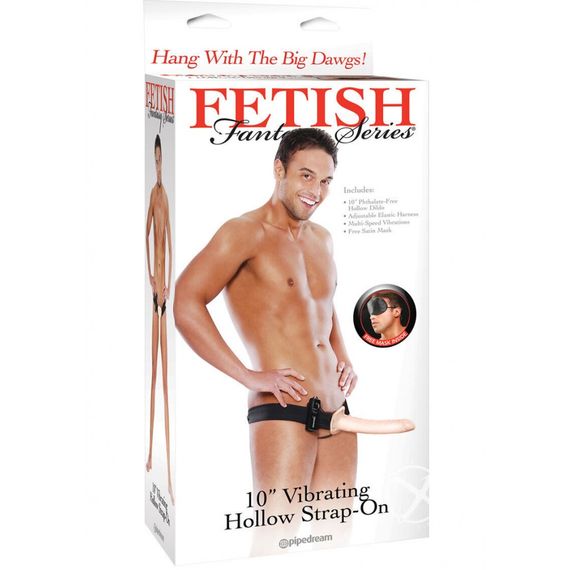 Фаллопротез реалістичний з вібрацією Pipedream 10 Vibrating Hol | Зображення 2