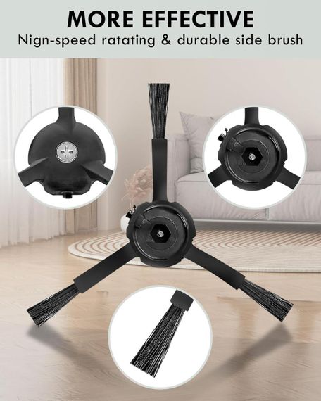 Набір аксесуарів для робота-пилососа Roborock Q Revo P10 19 шт, змінна щітка, серветки мопи для швабри, фільтри, пилозбірники | Зображення 6