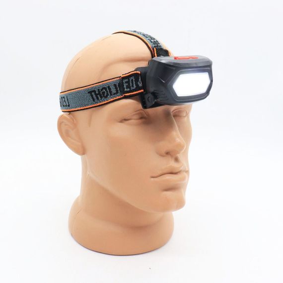 Налобний ліхтар акумуляторний з USB, 3 режими, BL 203 COB / Світлодіодний ліхтарик на голову | Зображення 2