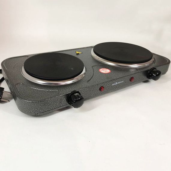 Настільна плита електрична Sea Breeze SB-065 2500 Вт, Електроплита подвійна, двоконфоркова настільна | Зображення 9