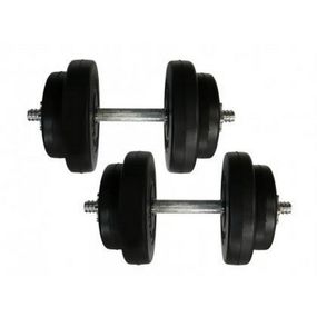 Гантели наборные композитные Rock Pro-R NE-PL-R-009-2, 2 шт по 9 кг