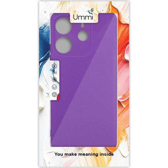 Чохол Silicone Cover Ummi Lakshmi Full Camera (AA) для Xiaomi Redmi Note 14 4G (Int. version) Фіолетовий / Purple | Зображення 1