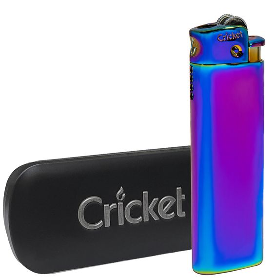 Металева Газова Запальничка Cricket Deluxe Turbo Icy