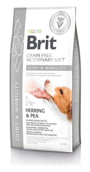 Корм-дієта Brit VD Joint & Mobility Dog сухий при лікуванні захворювань суглобів у собак 12 кг