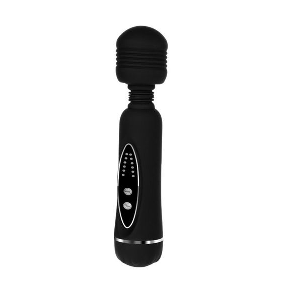 Вібратор зі змінними насадками - Power Wand Massage Kit Black Sex Aura | Зображення 6