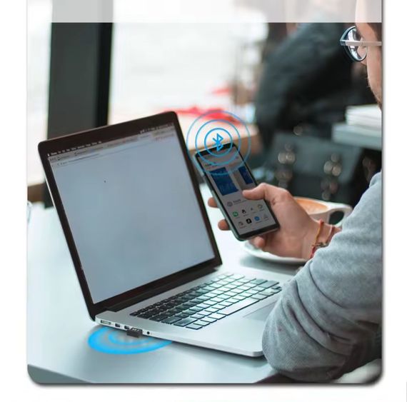 Мини USB Bluetooth 5,1 адаптер для ПК, ноутбука, мыши, клавиатуры, планшета, телефона, принтера, динамика | Зображення 9