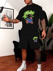 Комплект футболка та шорти ДТФ (петля оверсайз)