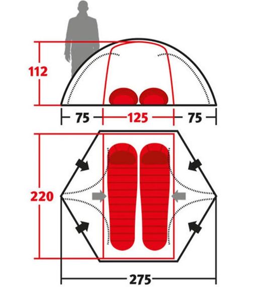 Намет Wechsel Forum 4 2 UL Green (231082) (DAS302754) | Зображення 2