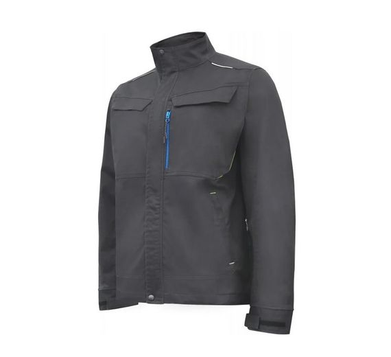 Куртка робоча Hoegert REETZ HT5K823-XL 58% бавовна, 40% поліестер, 2% еластан чорна, XL (54)