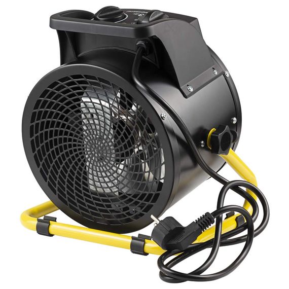 Електрична теплова гармата Sigma 3.0 кВт, площа обігріву 60 кв.м., підлоговий, чорний (5359471) | Зображення 2