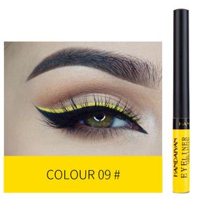 Кольорова водостійка підводка для очей HANDAIYAN Eyeliner Long Lasting Professional колір №9 жовтий