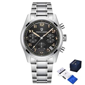Годинник P2agani Design PD-1773 Silver-Black
