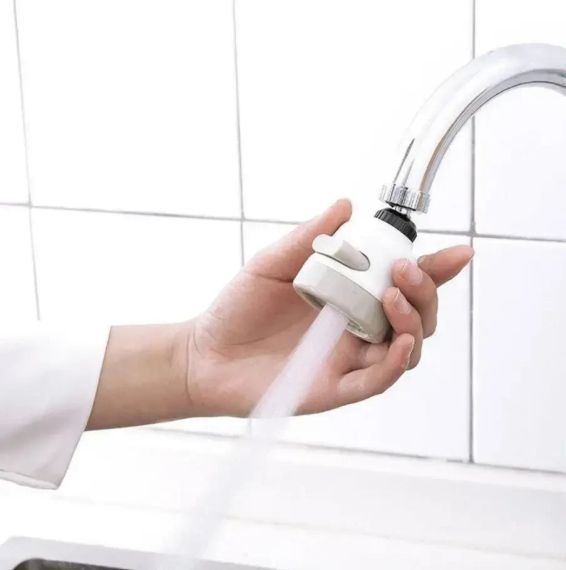 Экономитель воды Water Saver NEW 360 градусов / насадка аэратор на кран / Водосберегающая насадка | Зображення 4