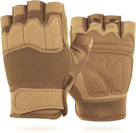 Перчатки тактические короткопалые UAD Prometey UAD0027XL койот XL