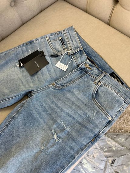 Джинси чоловічі Dolce Gabbana Light Blue світлі d072 | Зображення 3