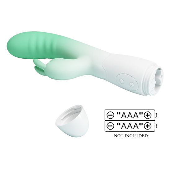 Вібромасажер серії Pretty Love - CERBERUS Rabbit Vibrator Light green, BI-014795-A1B sexstyle | Зображення 18