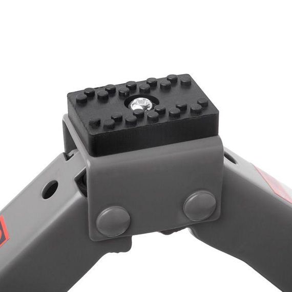 Домкрат механічний ромбоподібний 1,5т., гумовий упор., 90-370 мм INTERTOOL GT0182 | Зображення 6