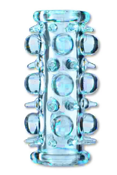 Насадка стимулювальна BOSS Stretchy Sleeve Blue Sex Aura