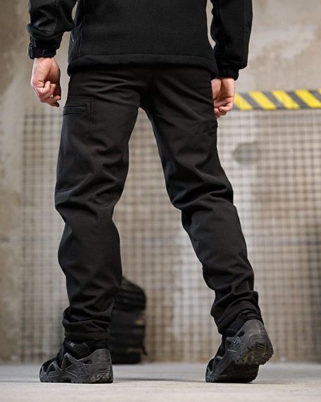 Тактичні штани софтшел REGION чорні ВТ7624 | Зображення 2