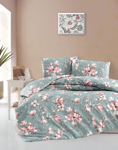 Постельное белье First Choice Homesko Ranforce 160 х 220 см Marea Blue