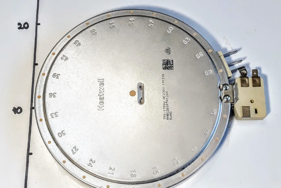 Електроконфорка D200/1700W (0.7+1) кВт./3 конт. для склокерамічних поверхонь | Зображення 1