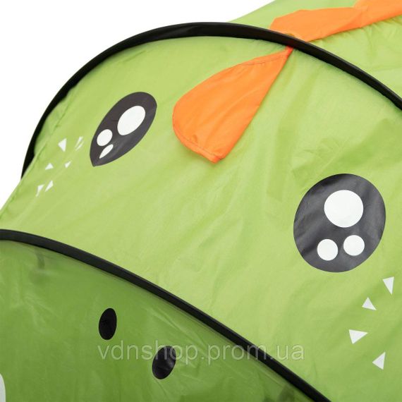 Дитячий ігровий намет 180×95×80 см намет дитячий вуличний на блискавці Зелений динозавр HP-S-3NDGR | Зображення 4