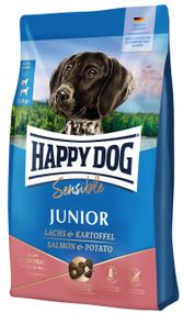 Сухий корм для цуценят з лососем Happy Dog Sensible Junior Lachs & Kartoffel, 10 кг