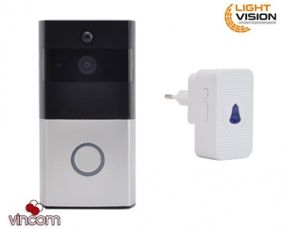 Видеозвонок LightVision WI-FI IP VLC-01IVP (Silver)