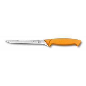 Кухонный нож Victorinox Swibo, Filleting, оранжевый, 16 см (5.8448.16) - Топ Продаж!
