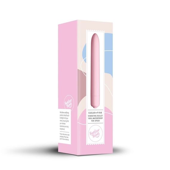 Мини-вибратор SugarBoo Sugar Pink, 10 уровней интенсивности | Зображення 4