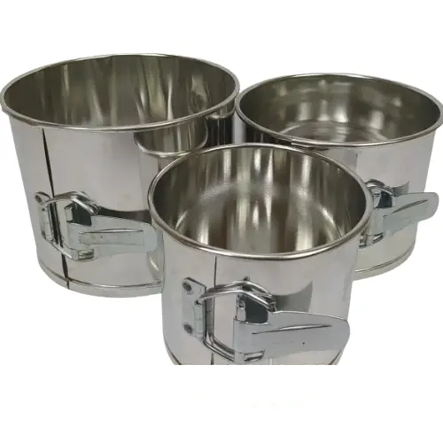 Набір роз'ємних форм для випікання паски/кексу 3шт зі знімним дном 2162 Best Home Goods | Зображення 1