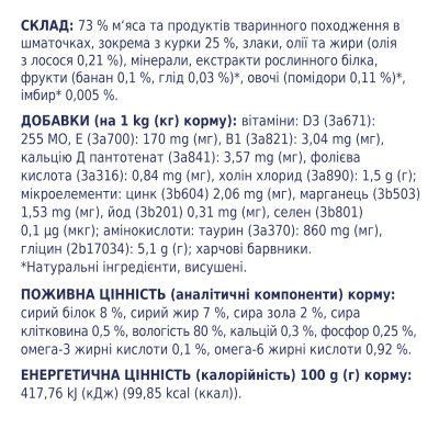 Влажный корм для собак Club 4 Paws для щенков с курицей в желе 100 г (4820083908897) | Зображення 3