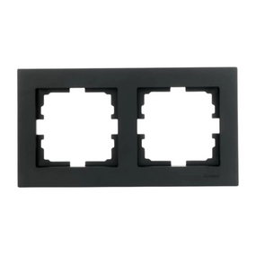 VESNA антрацит Рамка горизонтальна 2-а Лезард