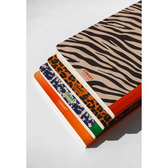 Блокнот "Confident" СS-NB-002 в точку, зебра, формат А5, 144 листа | Зображення 2