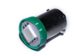 Светодиодная лампа AllLight T 8.5  1 диод 5050 BA9S 12V 0.45W GREEN