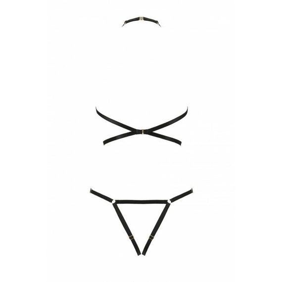 Портупея-боді зі стреп Passion Exclusive IVENA L/XL, black | Зображення 5