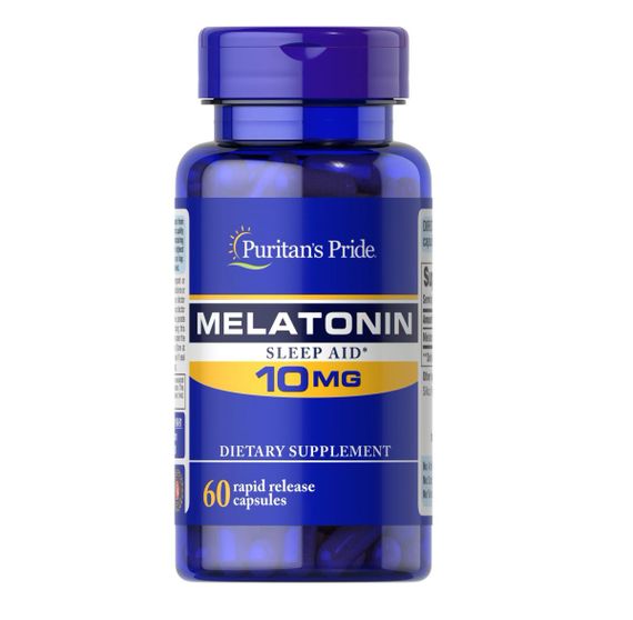 Мелатонин для сна Puritan's Pride Melatonin 10 mg 60 Caps