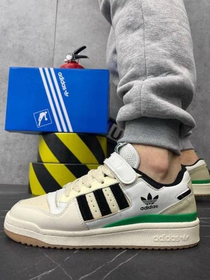 Adidas Forum 84 зелений/чорний/бежевий | Зображення 2