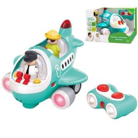 Літак на радіокеруванні для малюків Hola НЕ 999500 Білий з блакитним