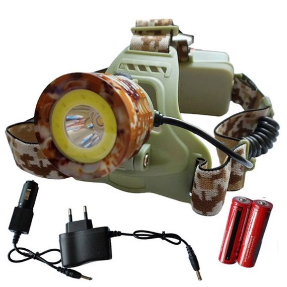 Налобний фонарь с аккумулятором CH-108-T6+COB(white+red), Перезаряжаемый налобный фонарь Head Lamp LJ-36 | Зображення 6