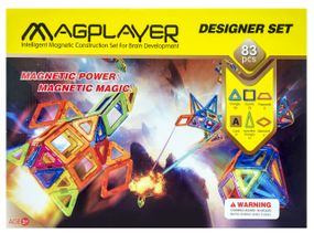 Конструктор Magplayer магнитный набор 83 эл. MPA-83 (MPA-83)