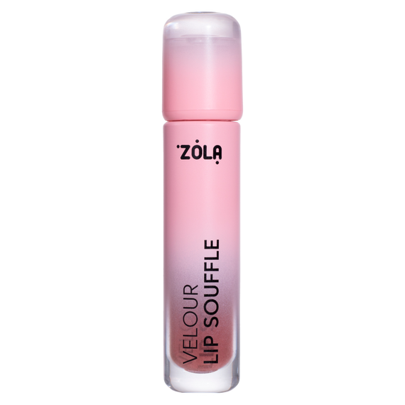 Бархатная матовая помада ZOLA Velour Lip Souffle - 05 Cozy Pink (4.2 мл) | Зображення 1