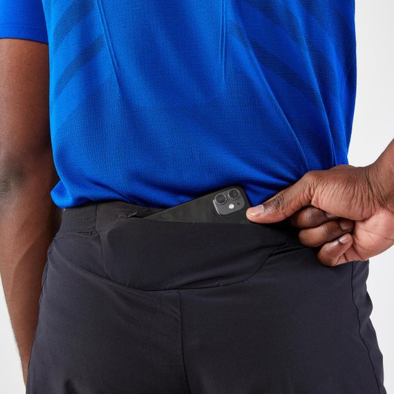 Шорти чоловічі Kiprun Light для бігу чорні - 2XL | Зображення 2