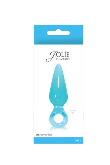 Анальна пробка синя JOLIE MINI AQUA | Зображення 1