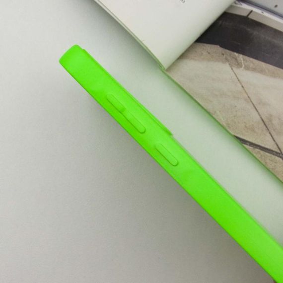 Чохол TPU GETMAN Liquid Silk Full Camera для Samsung Galaxy S24 Салатовий / Neon Green | Зображення 3