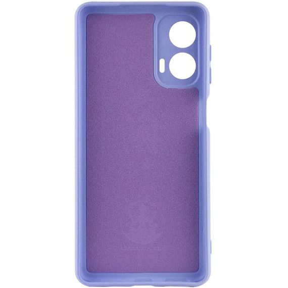 Чехол Silicone Cover Ummi Lakshmi Full Camera (AA) для Motorola Moto G85 Сиреневый / Dasheen | Зображення 1