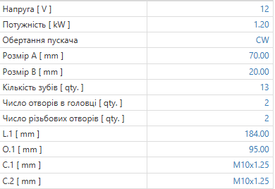 Стартер KIA Carens (RP), KIA Cerato (YD, BD), KIA Forte, KIA K5, KIA Optima (JF) (36100-2E200) | Зображення 4
