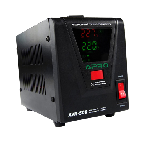 Стабілізатор напруги релейний AVR- 500 APRO | Зображення 1