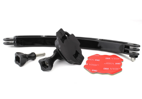 Поворотное крепление Primo на шлем, вынос, удлинитель Arm mount для экшн-камер GoPro, SJCAM, Xiaomi | Зображення 2