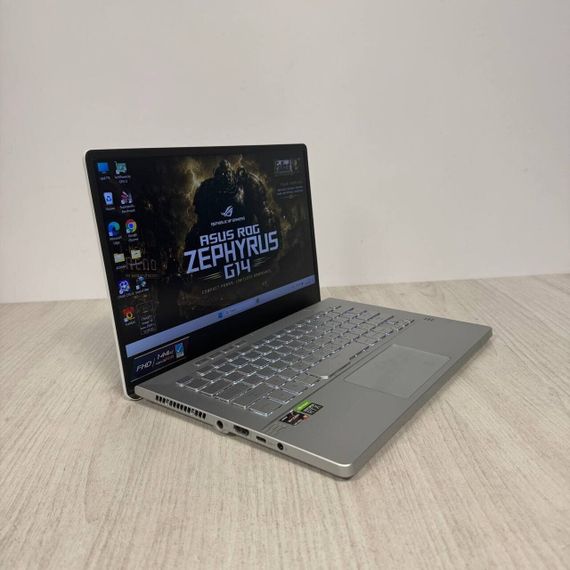 Игровой ноутбук Б-класс Asus ROG Zephyrus G14 GA401QM / 14" (1920x1080) IPS / AMD Ryzen 9 5900HS (8 (16) ядер по 3.0 - 4.6 GHz) / 16 GB DDR4 / 512 GB SSD / nVidia GeForce RTX 3060, 6 GB GDDR6, 192-bit б/у | Зображення 4